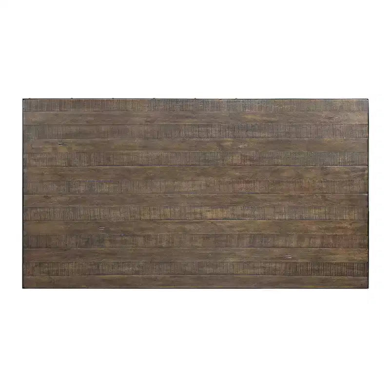 Table à manger rectangulaire de 78 po | Finition Cerisier vieilli