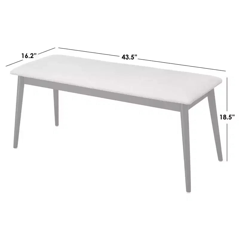Ensemble de salle à manger rectangulaire 6 pièces noir | Table et chaises