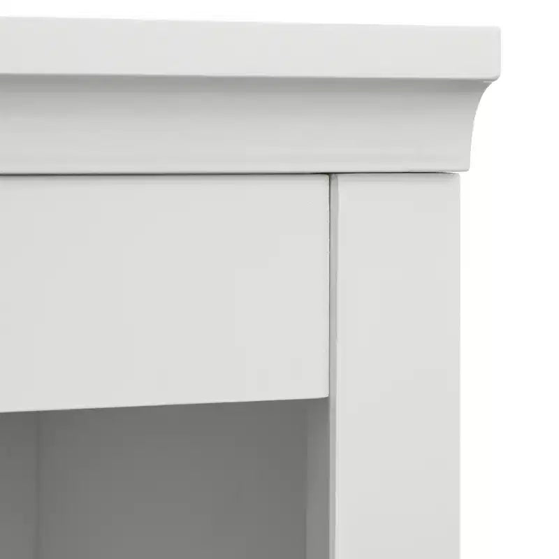 3 étagères de rangement blanc | Rangement moderne de style fermier