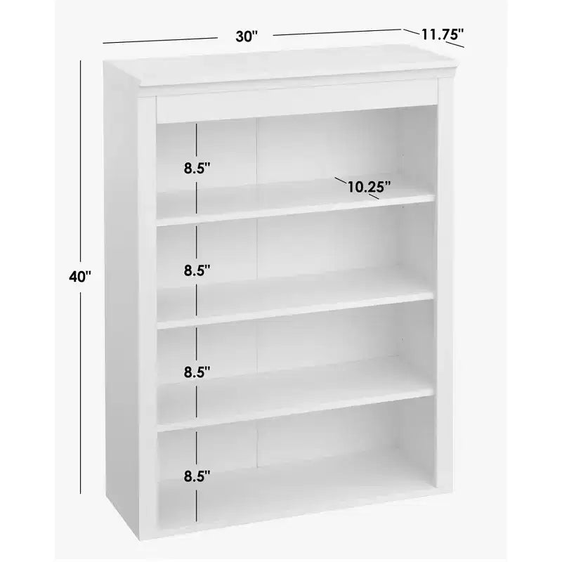 3 étagères de rangement blanc | Rangement moderne de style fermier