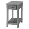 13" Bertie Accent Table Gray - Acme Furniture