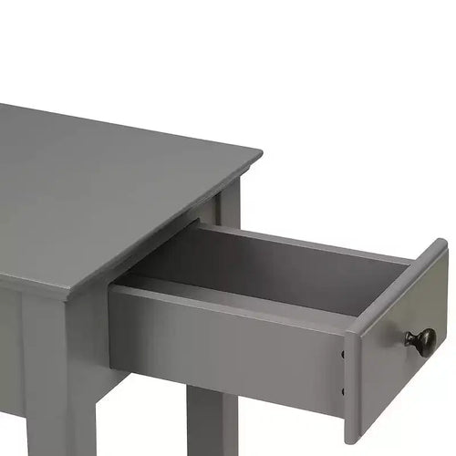 Fauteuil d'appoint 30" brun vintage | Revêtement en cuir, capitonné, aluminium