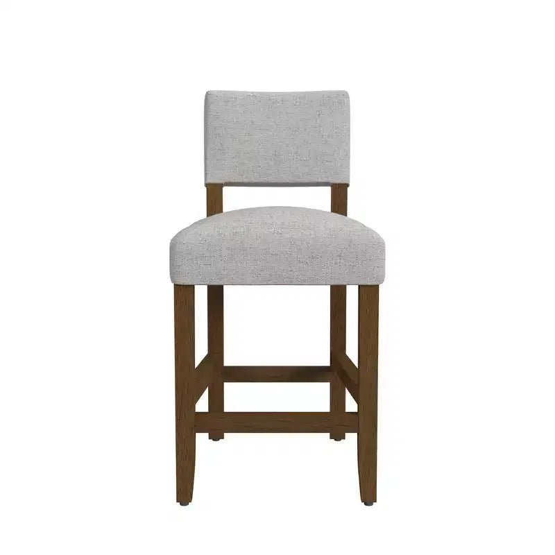 Tabouret de bar à dossier ouvert hauteur comptoir | Rembourré, capacité de 113 kg