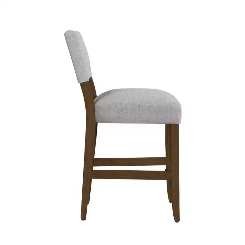 Tabouret de bar à dossier ouvert hauteur comptoir | Rembourré, capacité de 113 kg