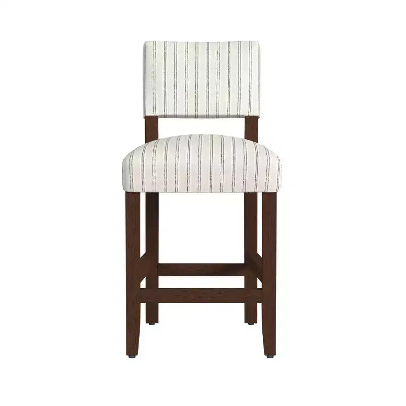 Tabouret de bar à dossier ouvert hauteur comptoir | Rembourré, capacité de 113 kg