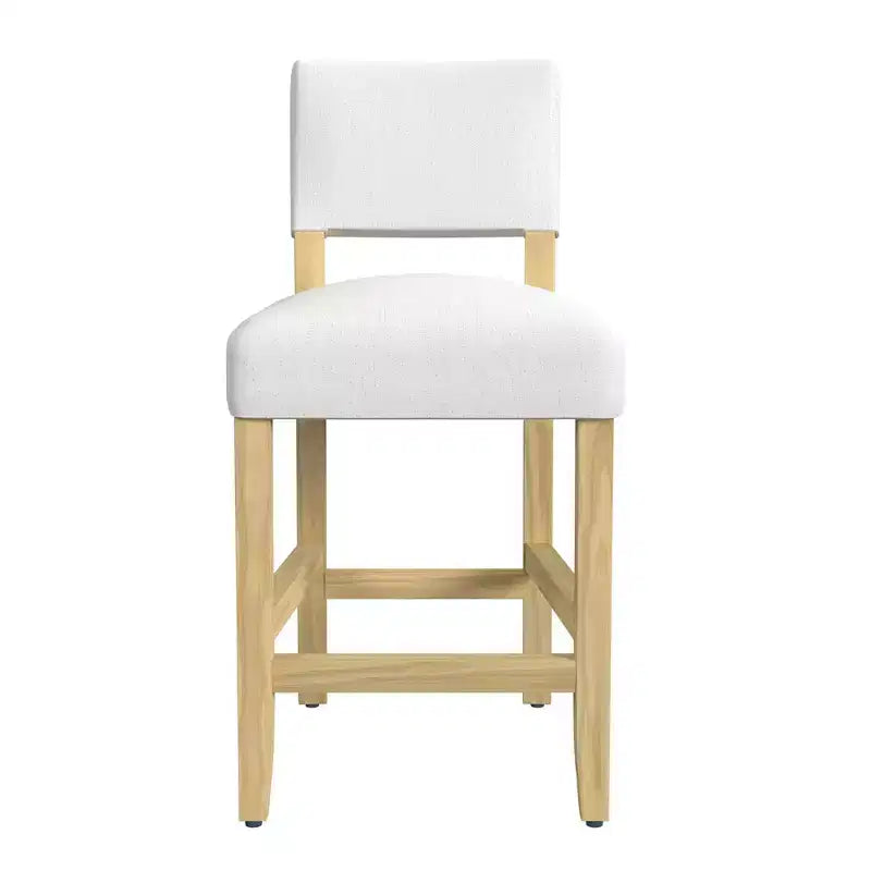 Tabouret de bar à dossier ouvert hauteur comptoir | Rembourré, capacité de 113 kg