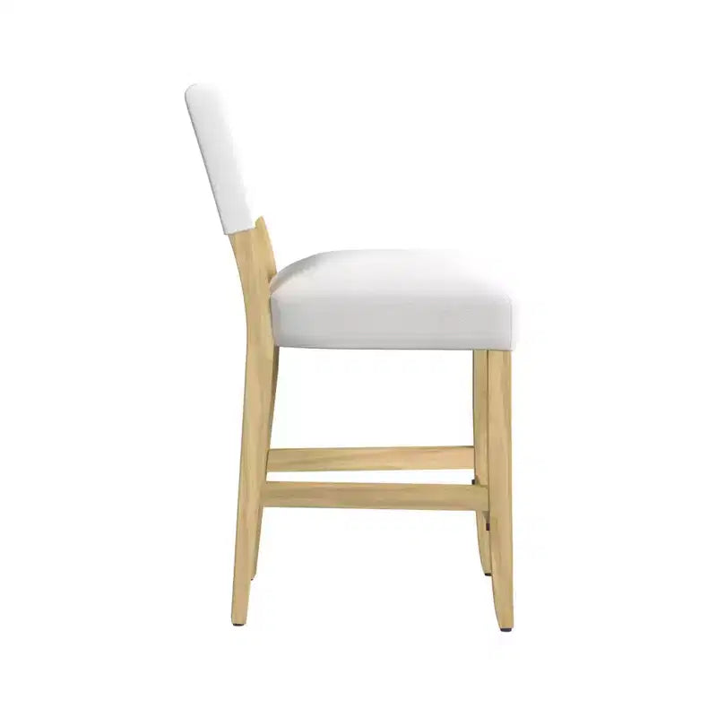 Tabouret de bar à dossier ouvert hauteur comptoir | Rembourré, capacité de 113 kg
