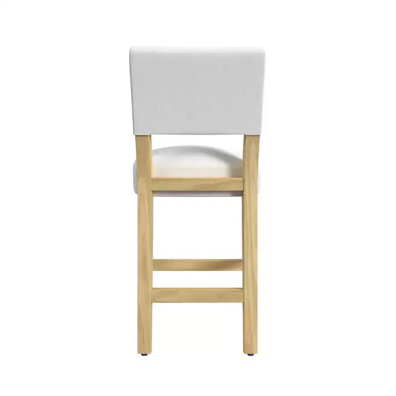 Tabouret de bar à dossier ouvert hauteur comptoir | Rembourré, capacité de 113 kg
