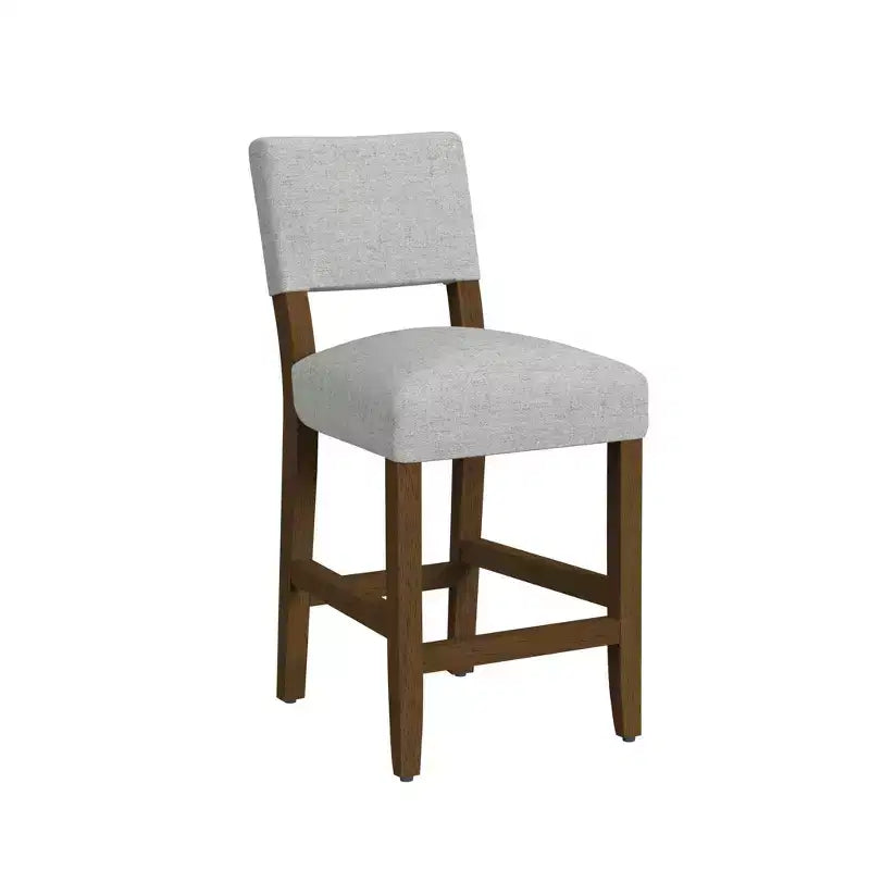Tabouret de bar à dossier ouvert hauteur comptoir | Rembourré, capacité de 113 kg