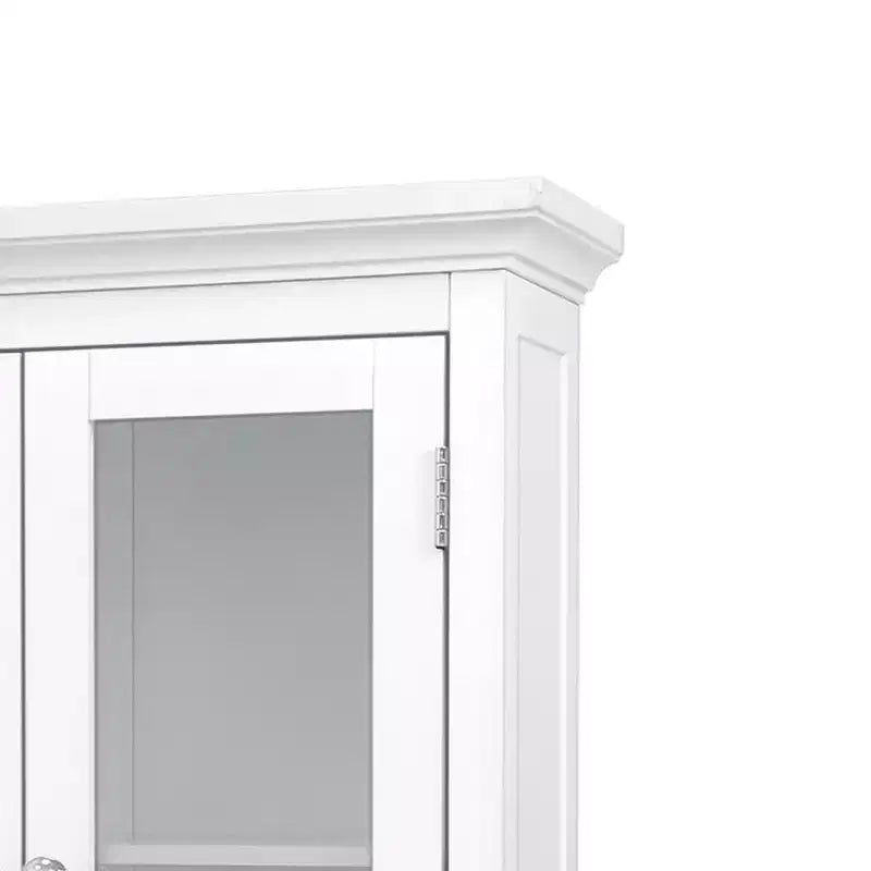 Teamson Home Armoire murale amovible 2 portes 20 x 24 po, blanc