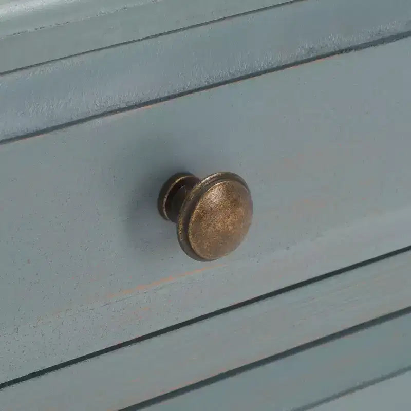 Table de Chevet de Ferme Française | Bouleau Blanc, 2 Tiroirs, Aucun Assemblage