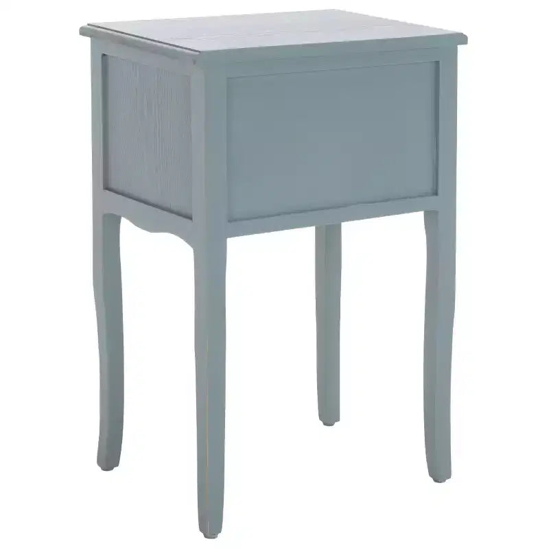 Table de Chevet de Ferme Française | Bouleau Blanc, 2 Tiroirs, Aucun Assemblage