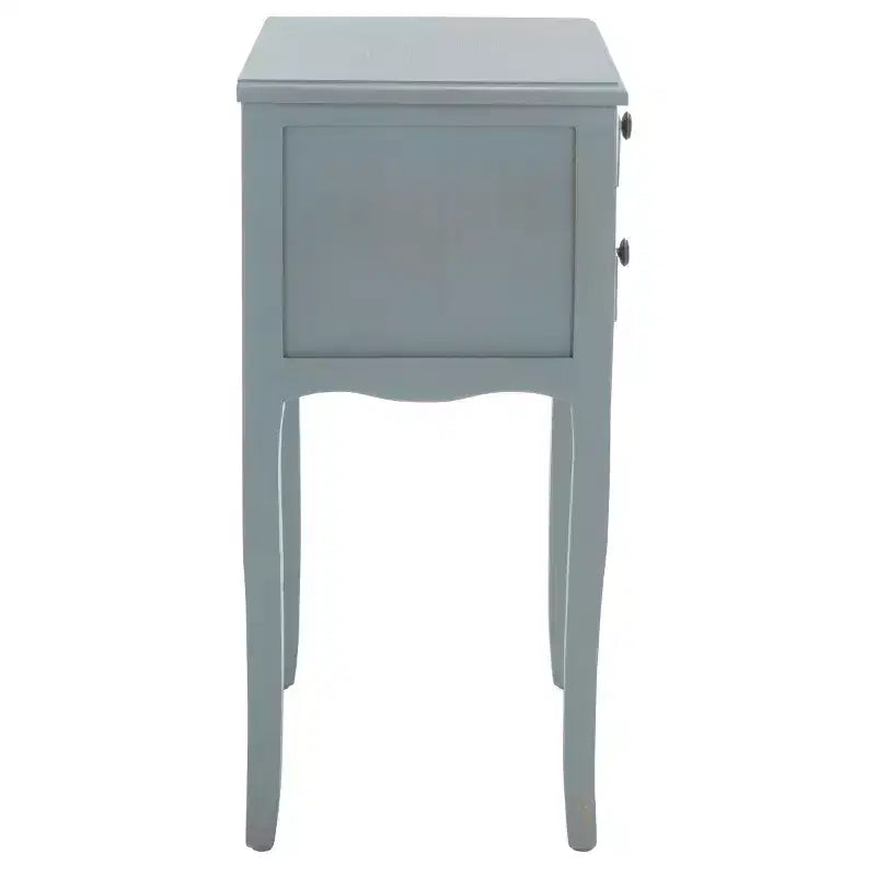 Table de Chevet de Ferme Française | Bouleau Blanc, 2 Tiroirs, Aucun Assemblage