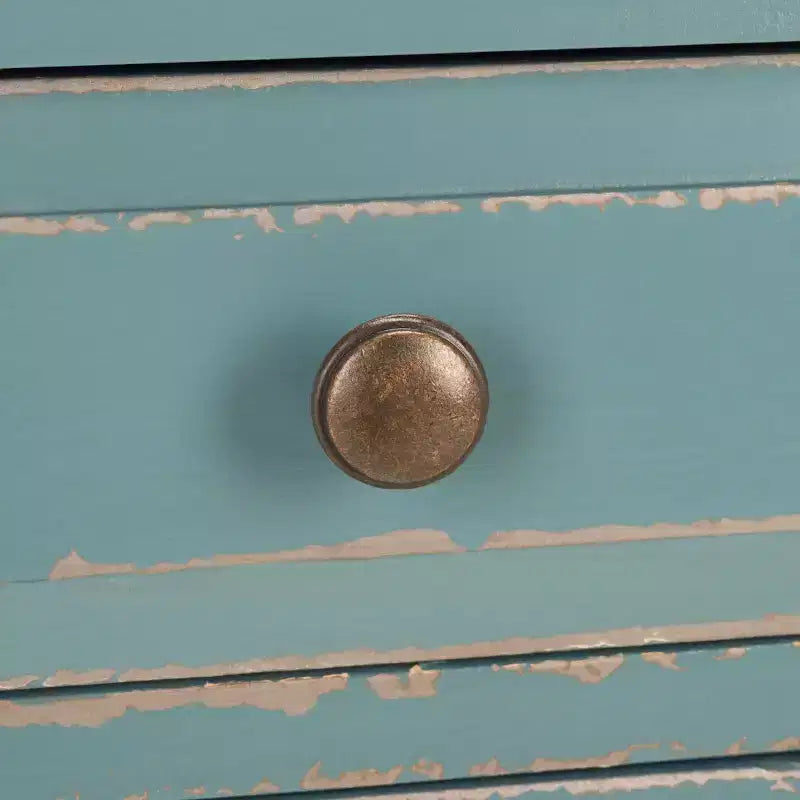 Table de Chevet de Ferme Française | Bouleau Blanc, 2 Tiroirs, Aucun Assemblage