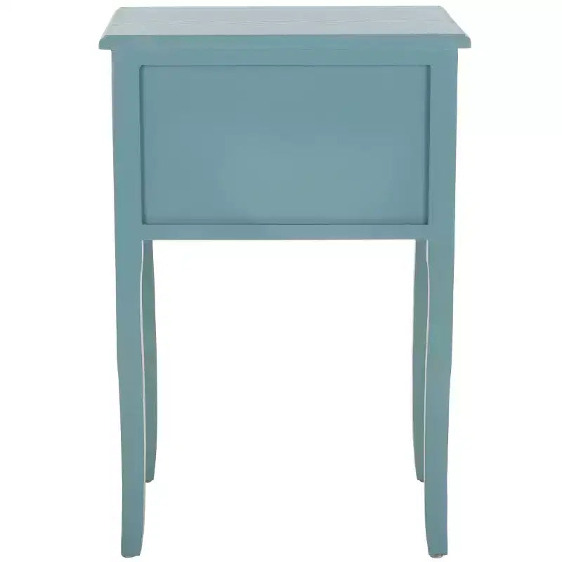 Table de Chevet de Ferme Française | Bouleau Blanc, 2 Tiroirs, Aucun Assemblage