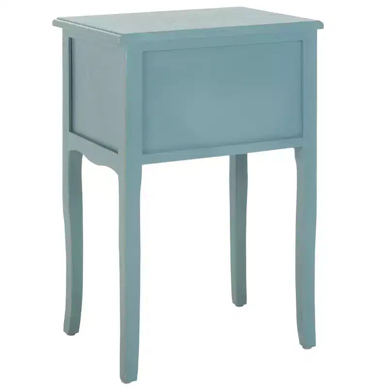 Table de Chevet de Ferme Française | Bouleau Blanc, 2 Tiroirs, Aucun Assemblage