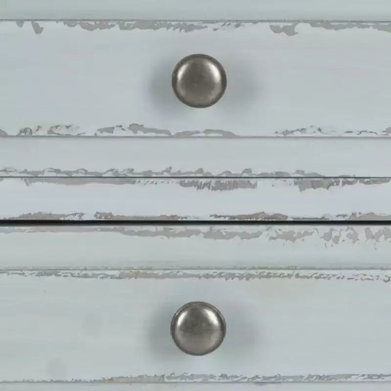 Table de Chevet de Ferme Française | Bouleau Blanc, 2 Tiroirs, Aucun Assemblage