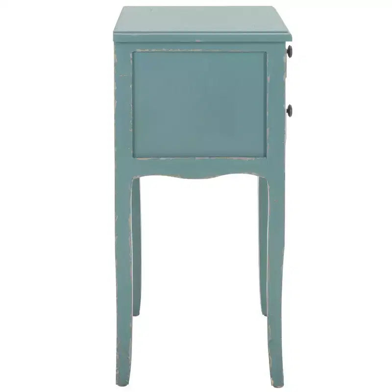 Table de Chevet de Ferme Française | Bouleau Blanc, 2 Tiroirs, Aucun Assemblage