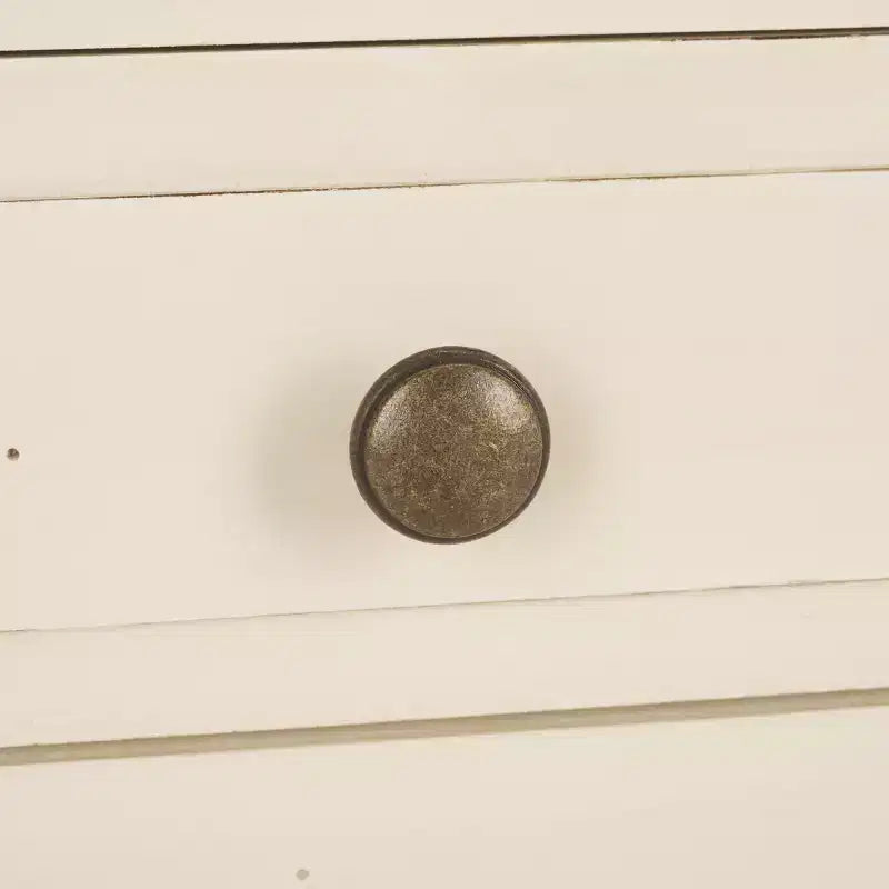 Table de Chevet de Ferme Française | Bouleau Blanc, 2 Tiroirs, Aucun Assemblage