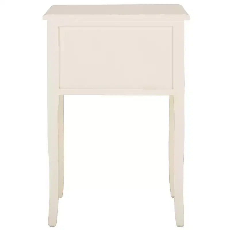 Table de Chevet de Ferme Française | Bouleau Blanc, 2 Tiroirs, Aucun Assemblage