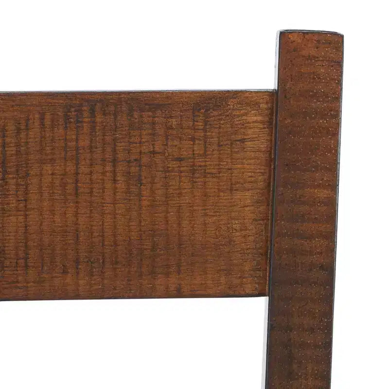 Lot de 2 chaises de salle à manger | Finition café rustique