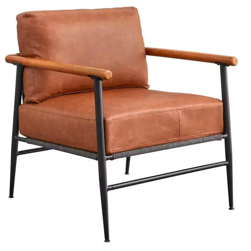 Fauteuil d'appoint moderne du milieu du siècle | Fauteuil rembourré pour salon