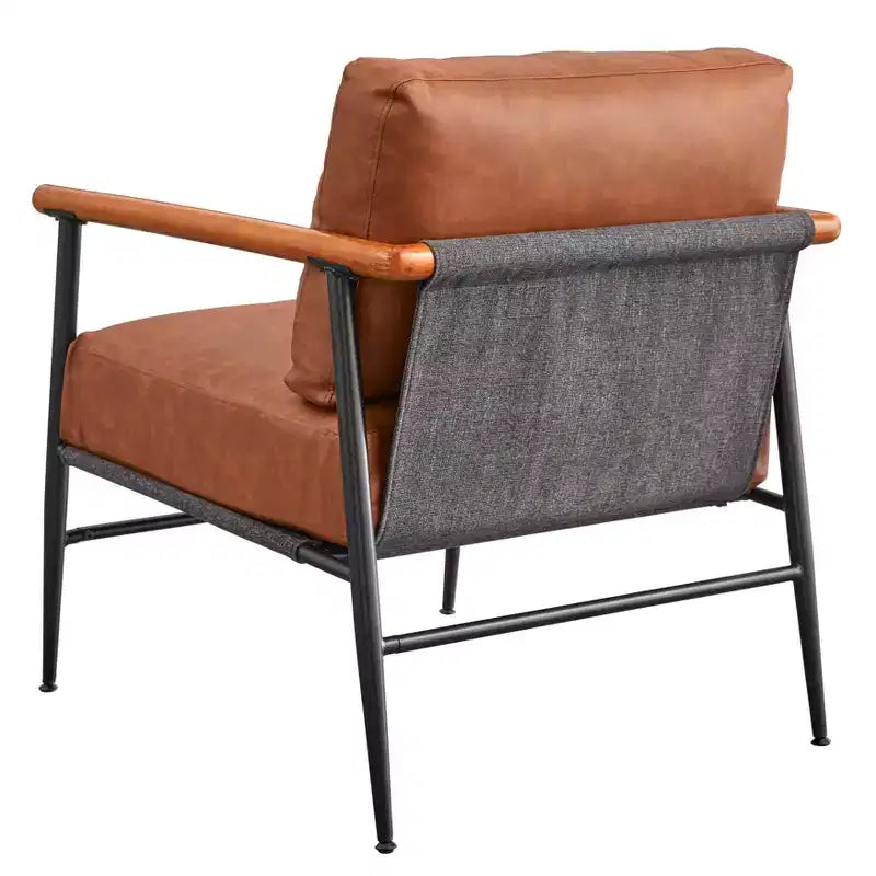 Fauteuil d'appoint moderne du milieu du siècle | Fauteuil rembourré pour salon