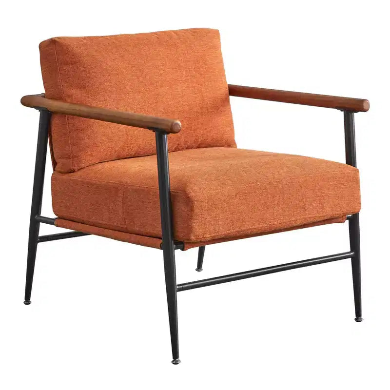 Fauteuil d'appoint moderne du milieu du siècle | Fauteuil rembourré pour salon