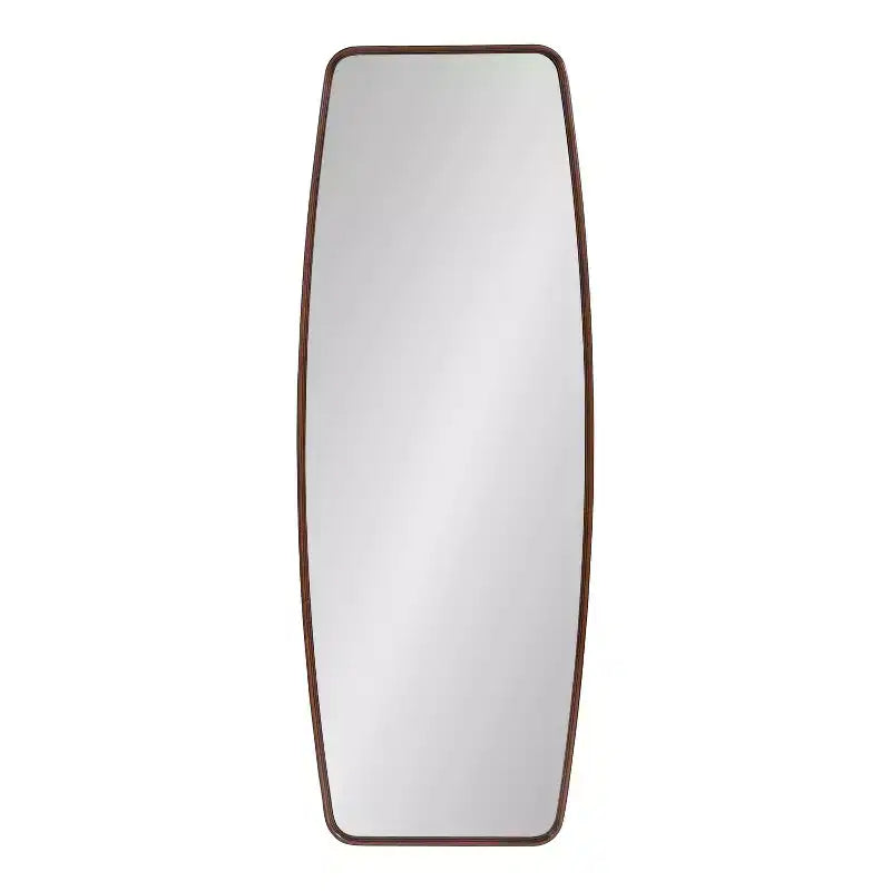 Miroir pleine longueur rectangulaire en MDF Kate and Laurel Caskill, 18x48, bronze