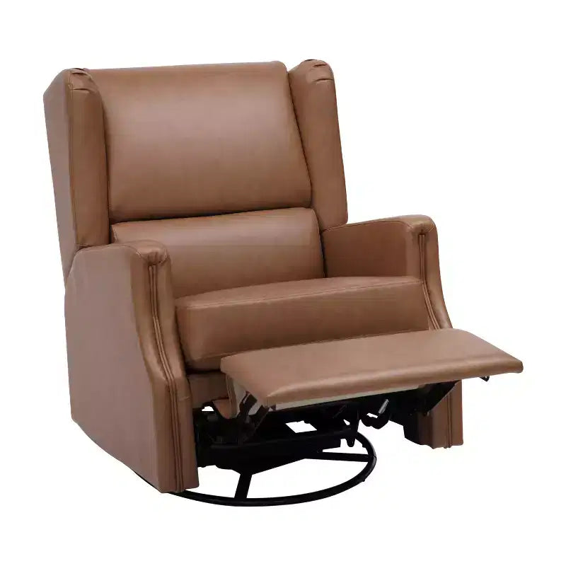 Fauteuil Inclinable Glider Rocker Manuel | Fauteuil à Oreilles Pivotant à 360°
