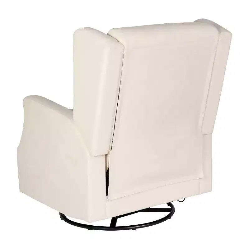Fauteuil Inclinable Glider Rocker Manuel | Fauteuil à Oreilles Pivotant à 360°