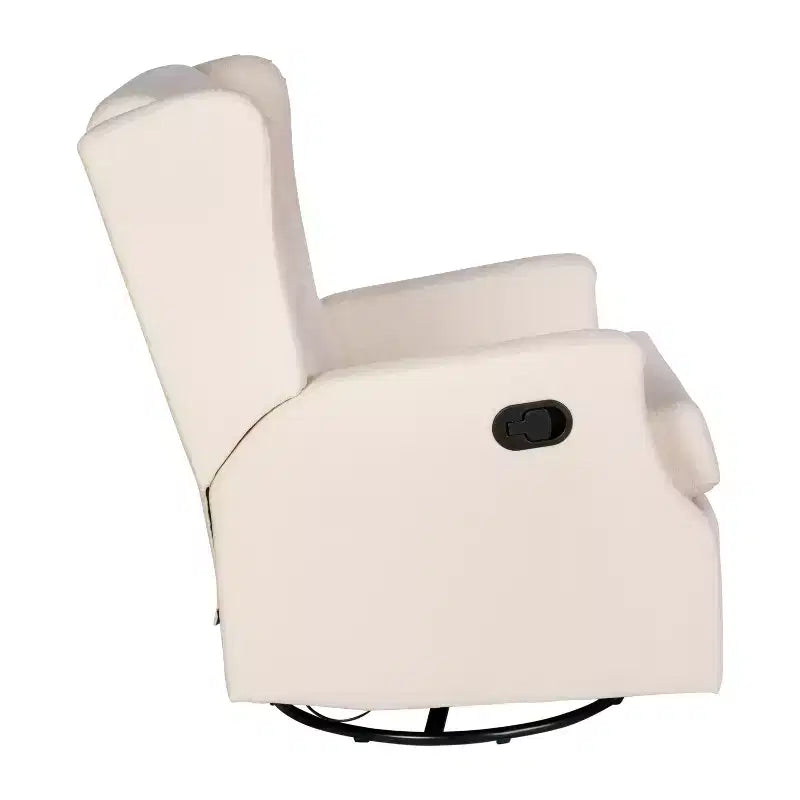 Fauteuil Inclinable Glider Rocker Manuel | Fauteuil à Oreilles Pivotant à 360°
