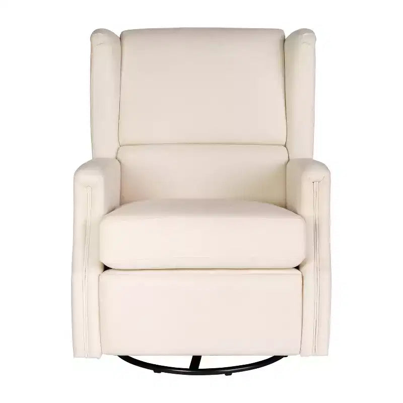 Fauteuil Inclinable Glider Rocker Manuel | Fauteuil à Oreilles Pivotant à 360°