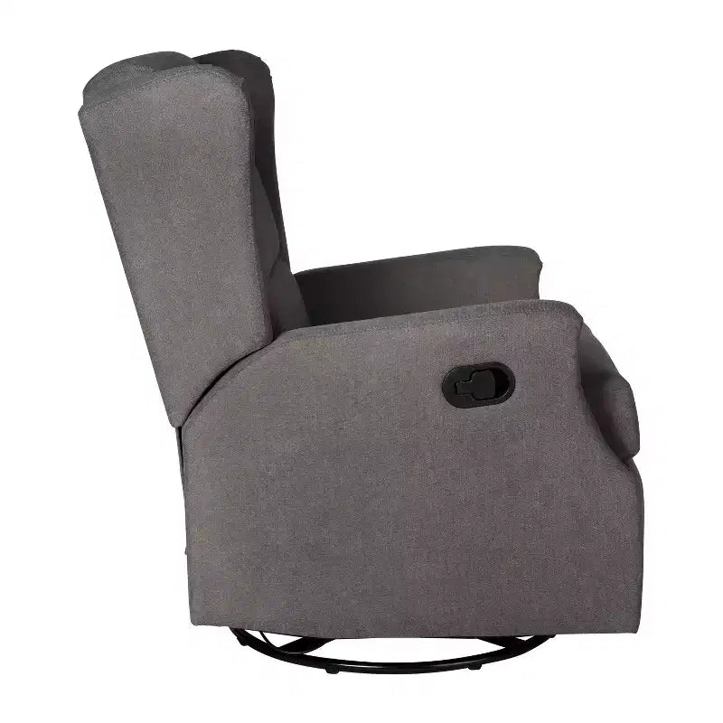 Fauteuil Inclinable Glider Rocker Manuel | Fauteuil à Oreilles Pivotant à 360°