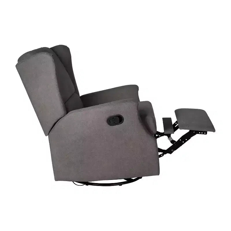 Fauteuil Inclinable Glider Rocker Manuel | Fauteuil à Oreilles Pivotant à 360°