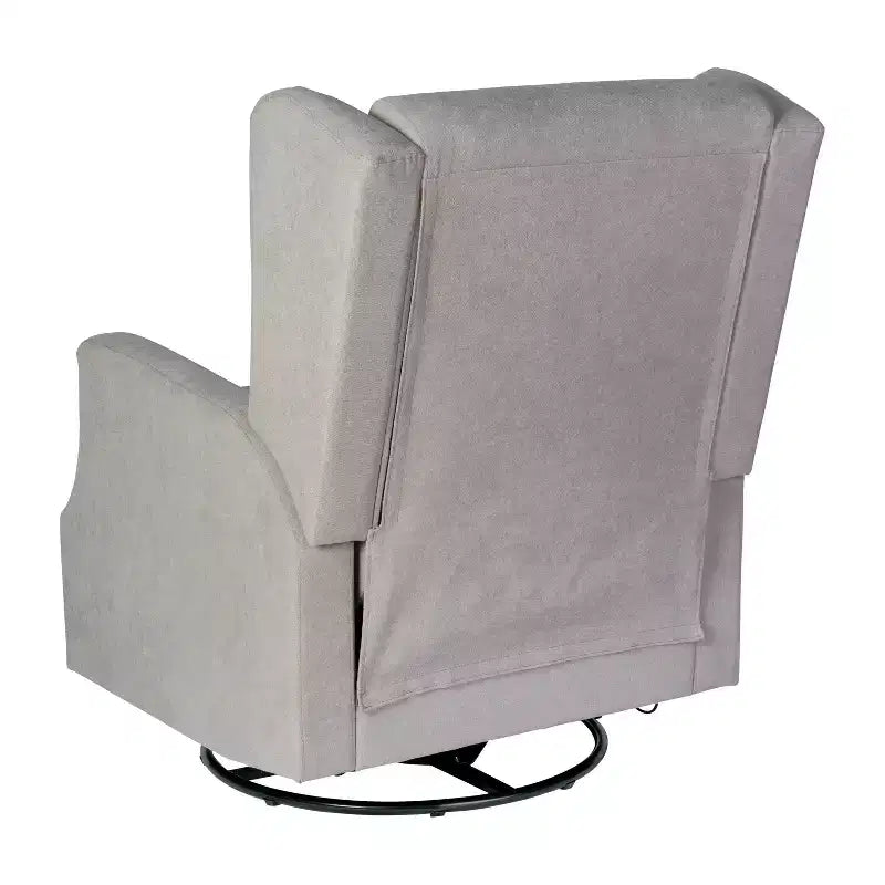 Fauteuil Inclinable Glider Rocker Manuel | Fauteuil à Oreilles Pivotant à 360°