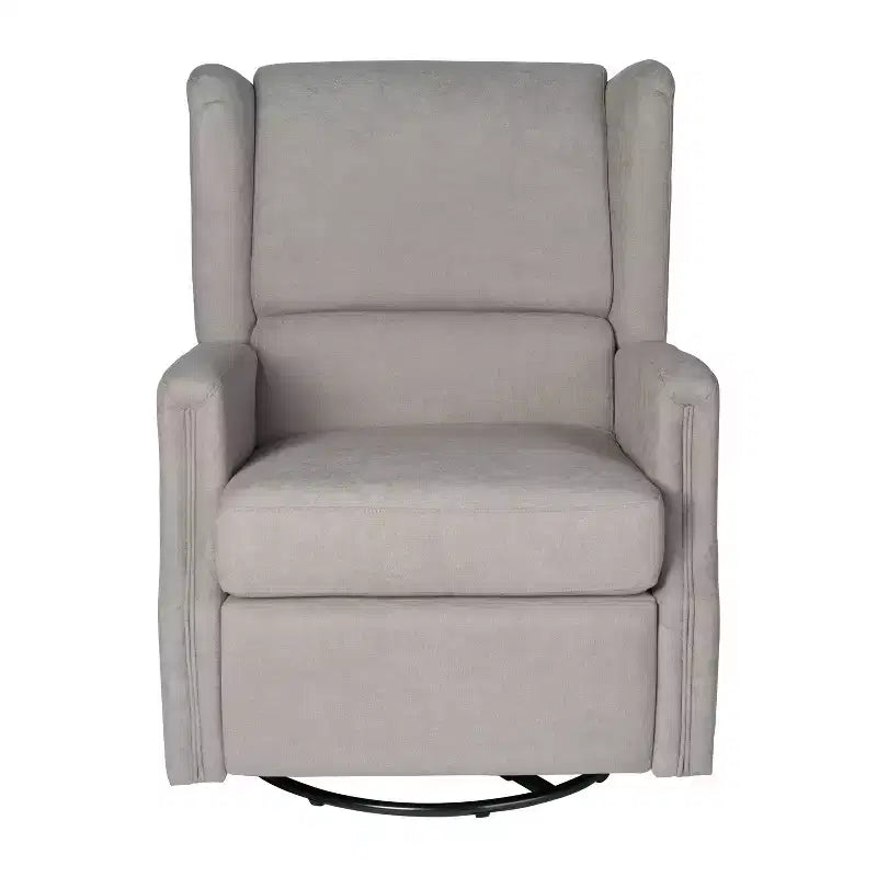 Fauteuil Inclinable Glider Rocker Manuel | Fauteuil à Oreilles Pivotant à 360°