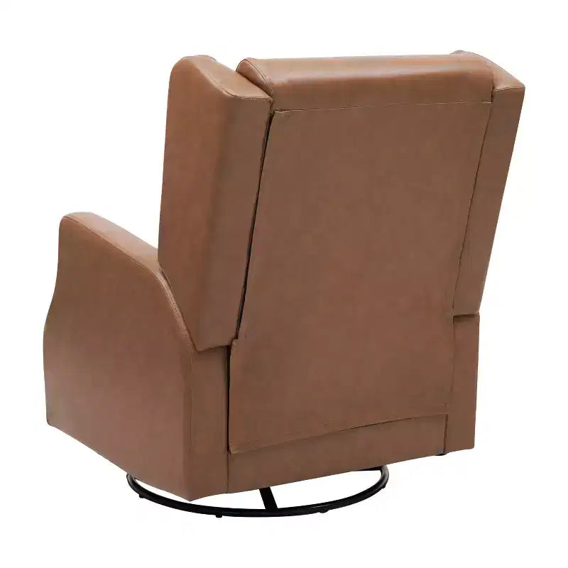 Fauteuil Inclinable Glider Rocker Manuel | Fauteuil à Oreilles Pivotant à 360°