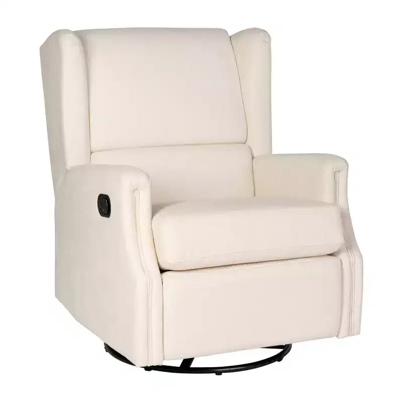 Fauteuil Inclinable Glider Rocker Manuel | Fauteuil à Oreilles Pivotant à 360°