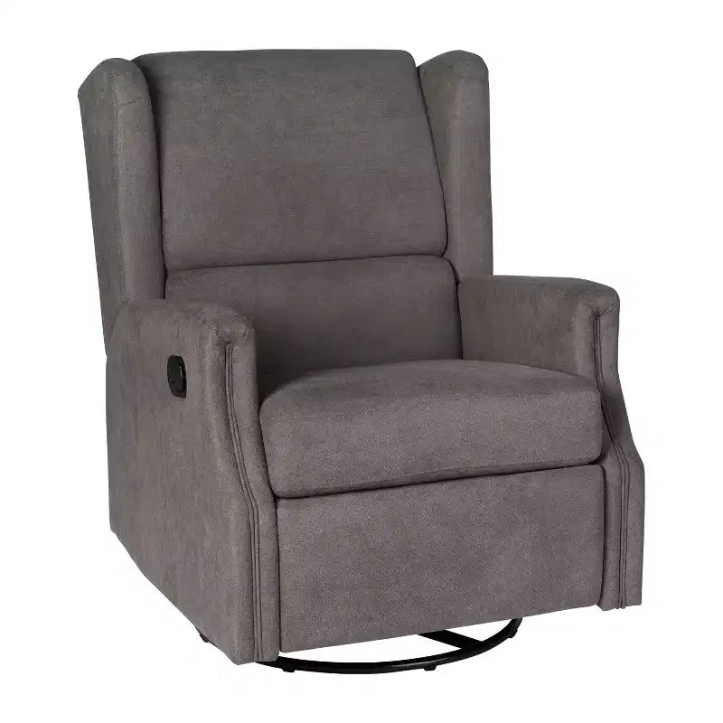 Fauteuil Inclinable Glider Rocker Manuel | Fauteuil à Oreilles Pivotant à 360°