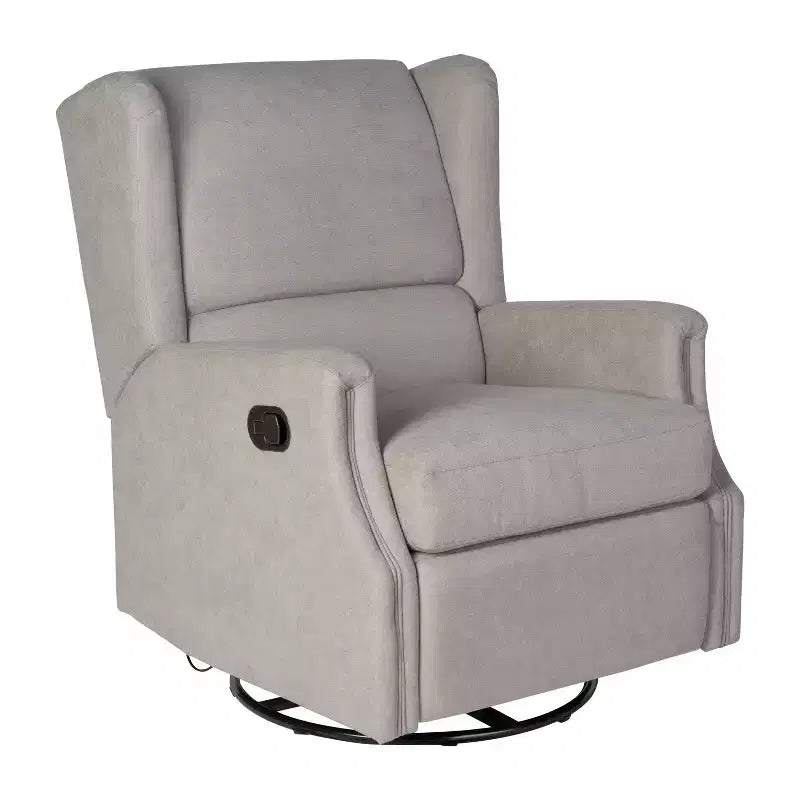 Fauteuil Inclinable Glider Rocker Manuel | Fauteuil à Oreilles Pivotant à 360°