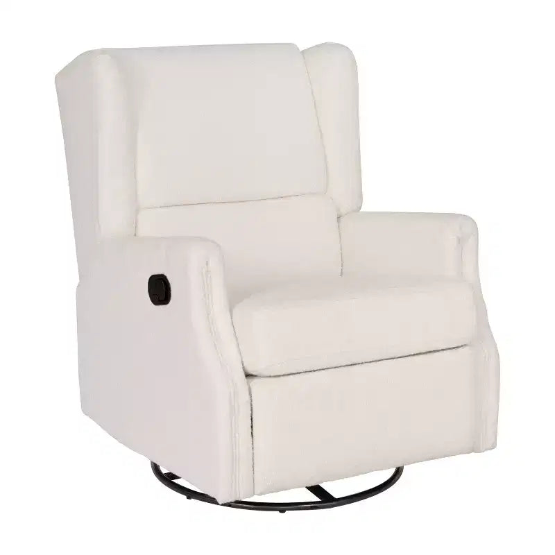 Fauteuil Inclinable Glider Rocker Manuel | Fauteuil à Oreilles Pivotant à 360°