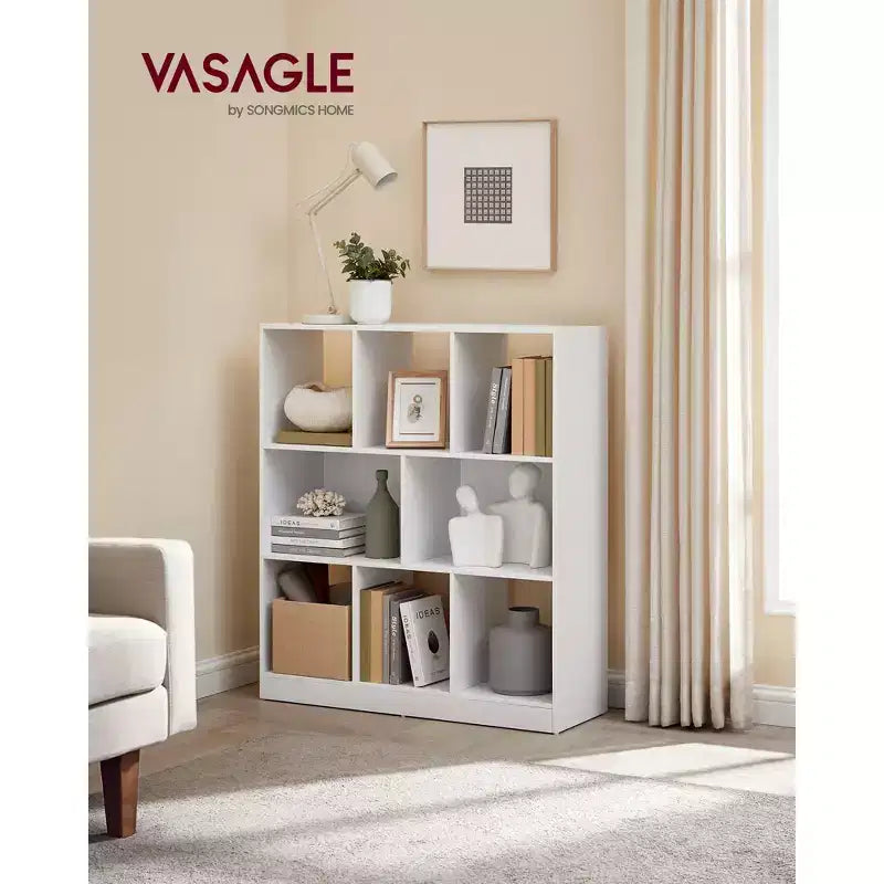 Organisateur de rangement Bibliothèque 8 cubes | Meuble de rangement ouvert