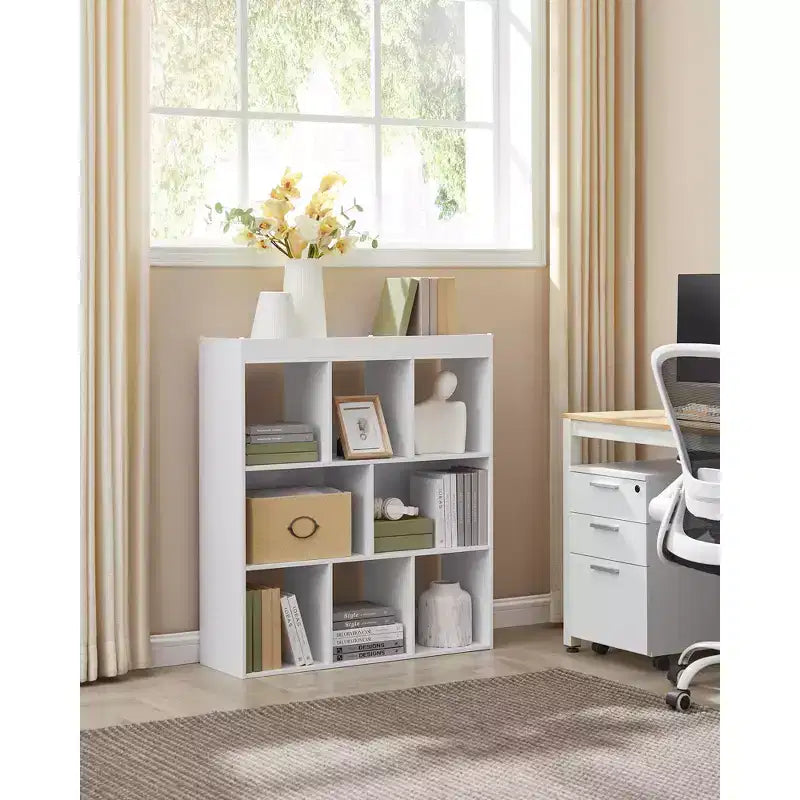 Organisateur de rangement Bibliothèque 8 cubes | Meuble de rangement ouvert