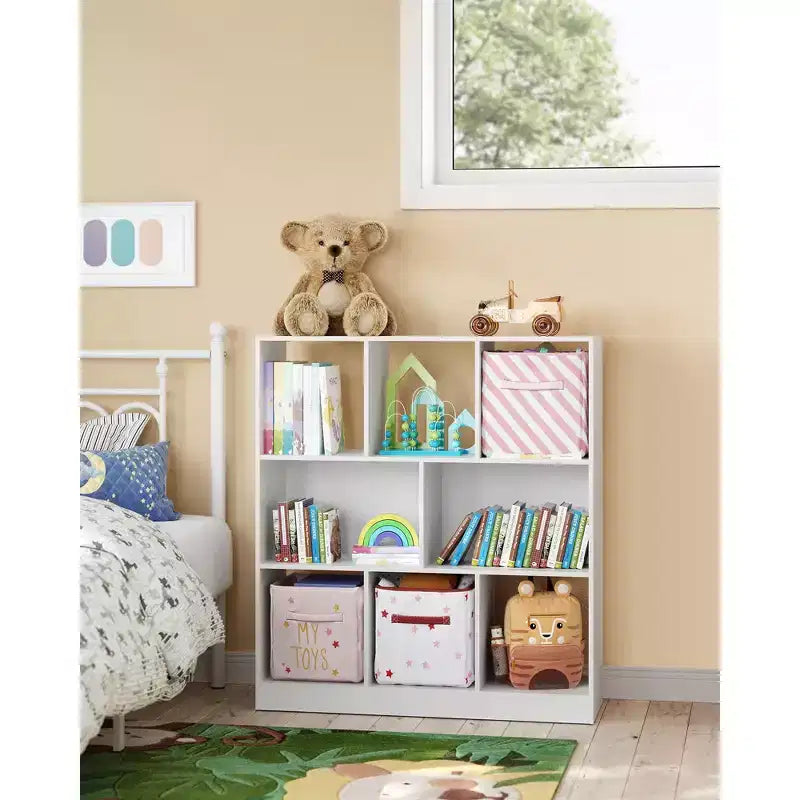 Organisateur de rangement Bibliothèque 8 cubes | Meuble de rangement ouvert