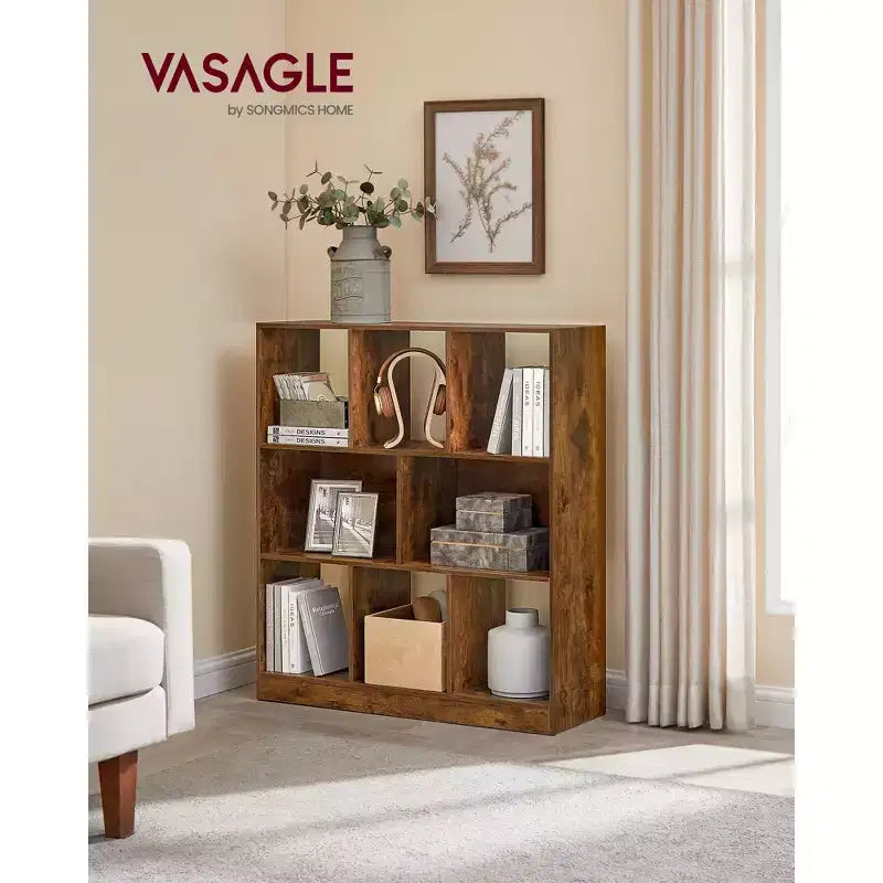 Organisateur de rangement Bibliothèque 8 cubes | Meuble de rangement ouvert