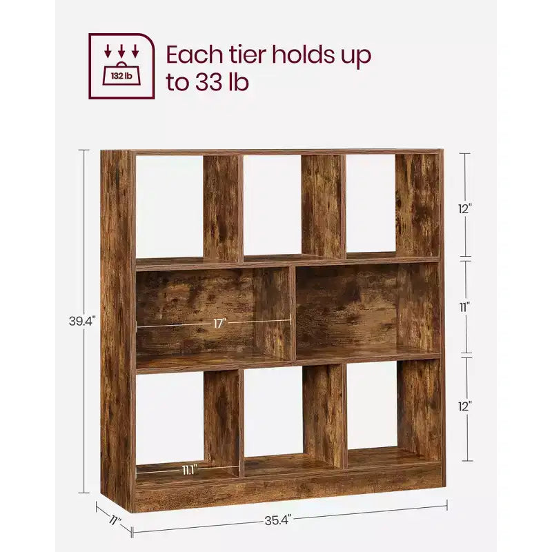 Organisateur de rangement Bibliothèque 8 cubes | Meuble de rangement ouvert