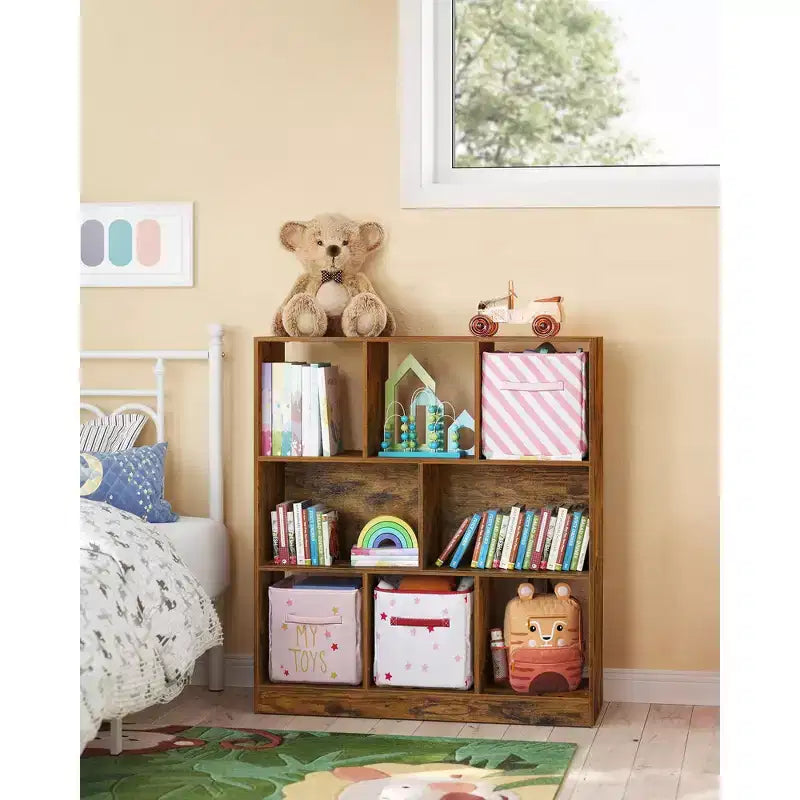 Organisateur de rangement Bibliothèque 8 cubes | Meuble de rangement ouvert