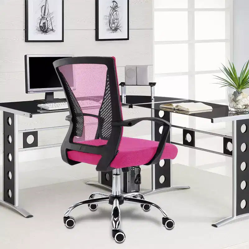 Fauteuil de bureau à dossier mi-haut | Siège ergonomique pour bureau à domicile
