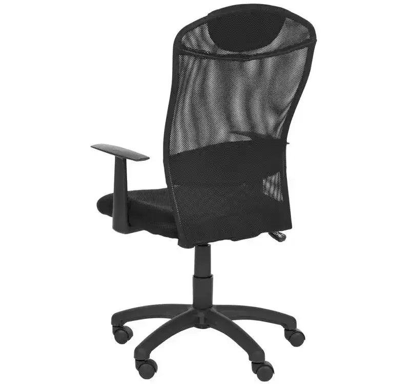 Chaise de bureau pivotante réglable en hauteur noire | Chaise de bureau à domicile